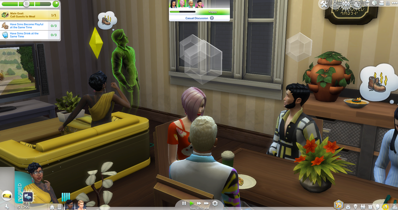 Illustration for article titled Doing Thanksgiving In The Sims 4 Is Like Herding Cats